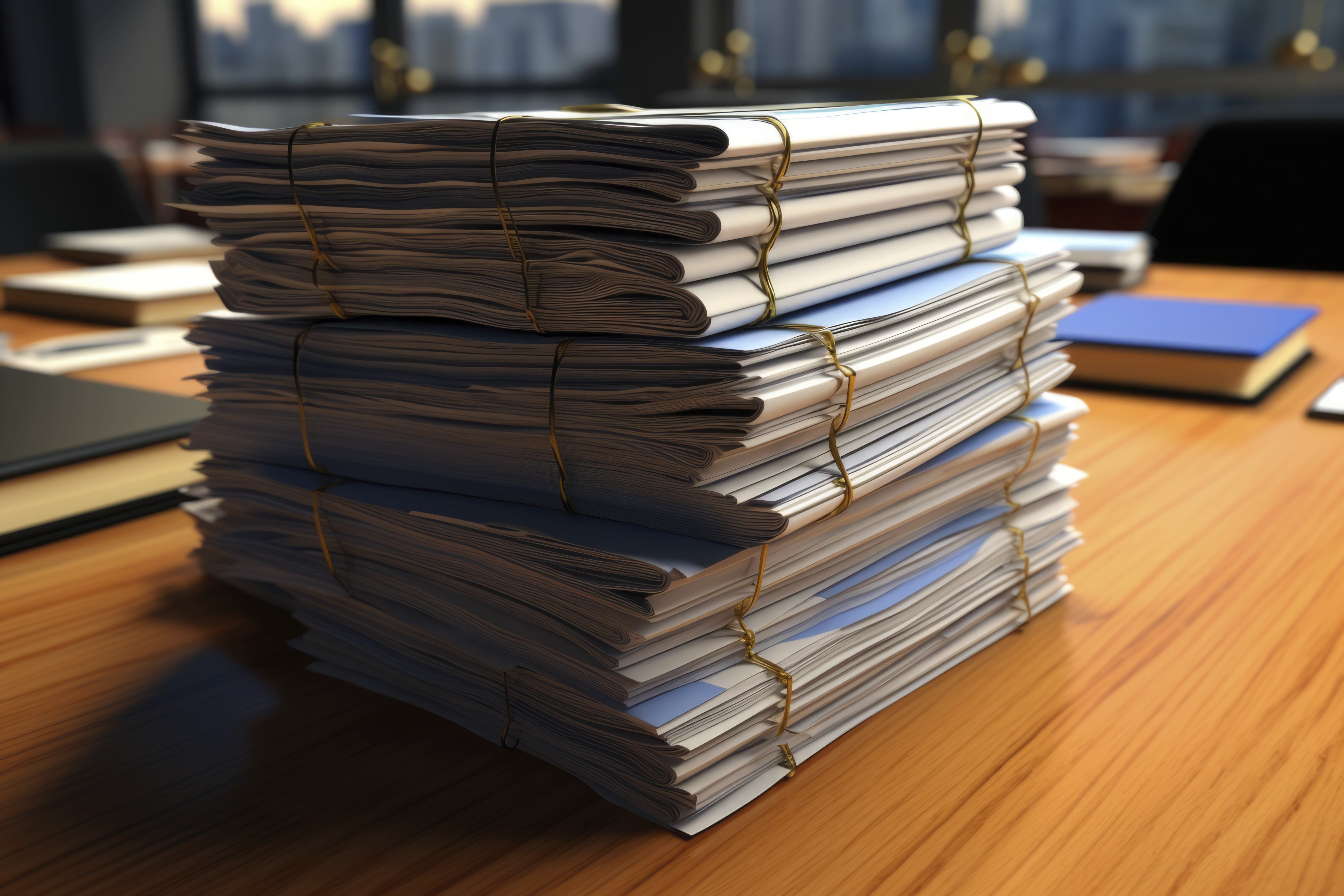 Stack of documents