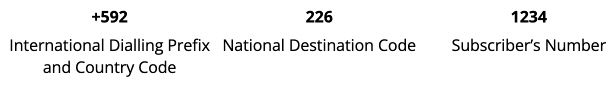 Standard Guyanese Number Notation Example